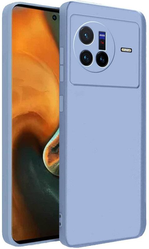RRTBZ Back Cover for Vivo X80  (Grey, Silicon, Pack of: 1)