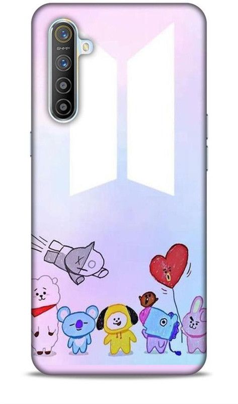 zingcart Back Cover for BTS theme Cute Printed Back Cover Case For REALME X2  (Multicolor, Hard Case, Pack of: 1)