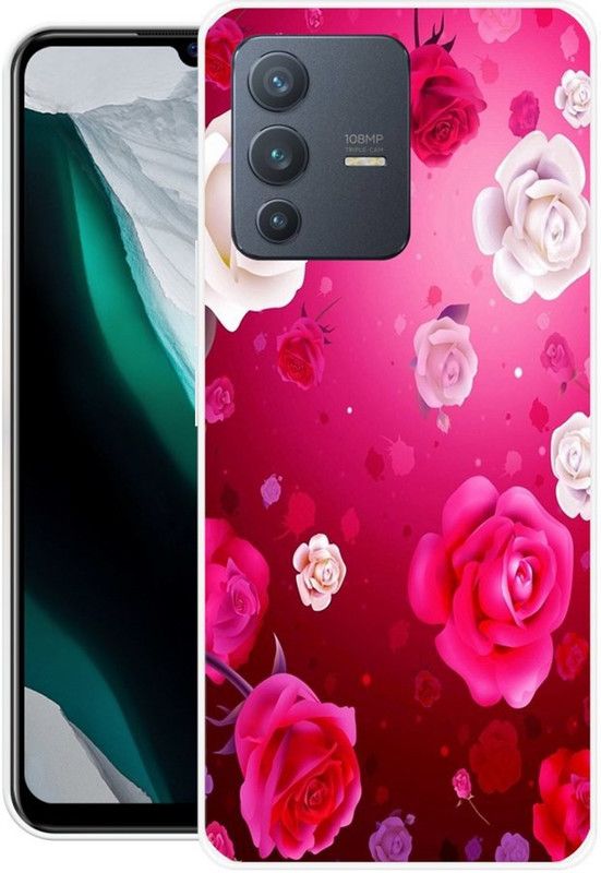 KUDI Back Cover for Vivo V23 Pro 5G  (Multicolor, Grip Case, Silicon, Pack of: 1)