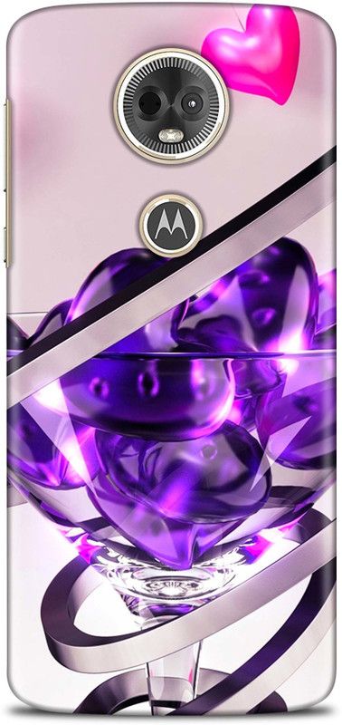 Sankee Back Cover for Motorola Moto E5 Plus  (Purple, Hard Case)
