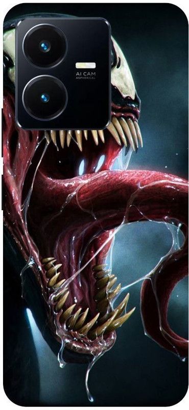 URCHIN Back Cover for Vivo Y22 Venom,Superhero,Marvel-comic-12627  (Multicolor, Shock Proof, Pack of: 1)
