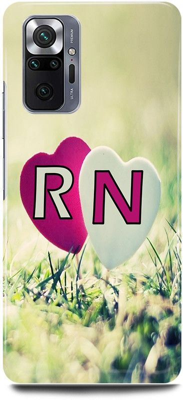 JUGGA Back Cover for Redmi Note 10 Pro Max, R LOVES N NAME,R NAME, N LETTER, ALPHABET,R LOVE N NAME  (Green, Hard Case, Pack of: 1)