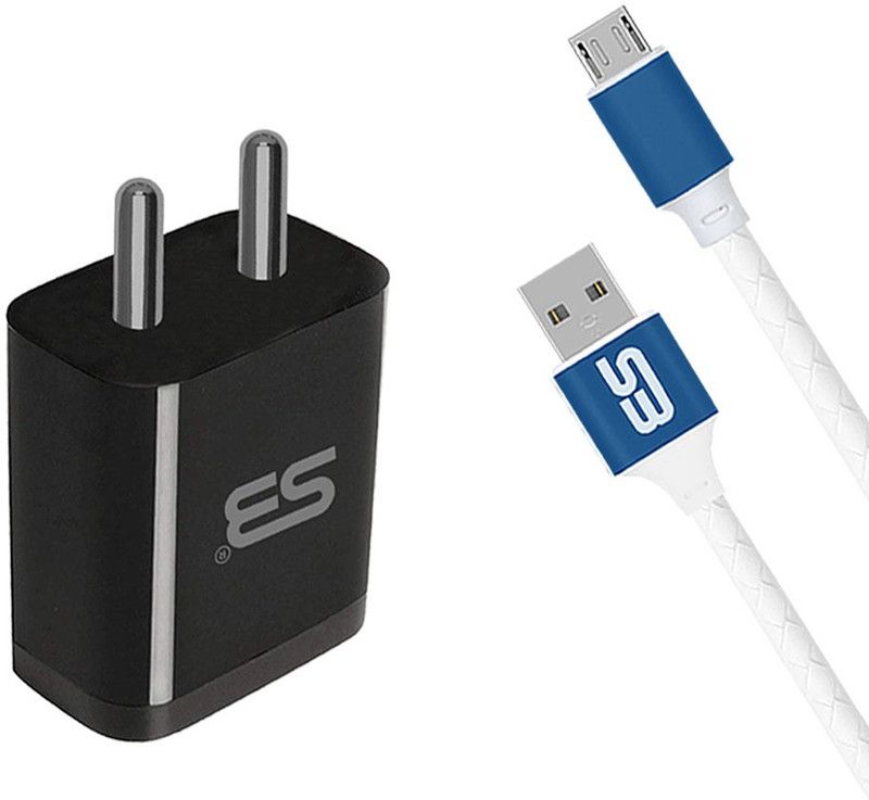 SB 12 W NA 3.4 A Mobile Wall Charger 12W with Micro USB Cable Charging Adapter Travel charger MIBLU-139 Charger with Detachable Cable  (Black, Cable Included)