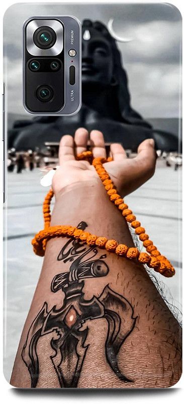 JUGGA Back Cover for Redmi Note 10 Pro Max, ADIYOGI, SHIVA, STATUE, RUDRAKSH, SHIV, SHIVJI  (Black, Hard Case, Pack of: 1)