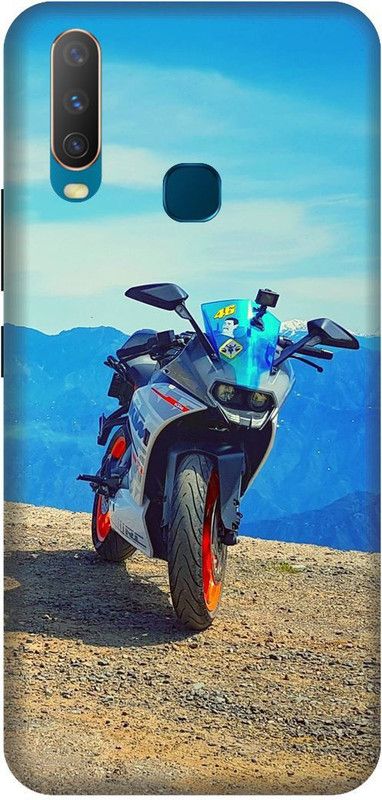 Thecoverking Back Cover for Vivo Y12 (Royal enfield,bike,racing bike,cases cover  (Multicolor, Waterproof, Pack of: 1)