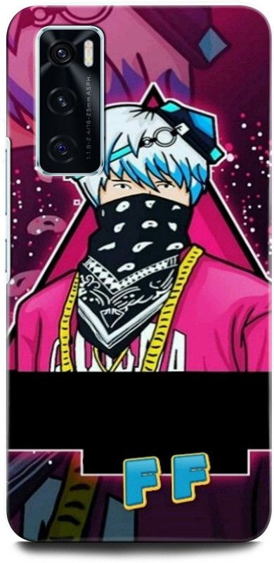 INTELLIZE Back Cover for ViVO V20 SE V2022 FREEFIRE, JUEGO, GUN, METAL, FIRE, GAME  (Multicolor, Hard Case, Pack of: 1)