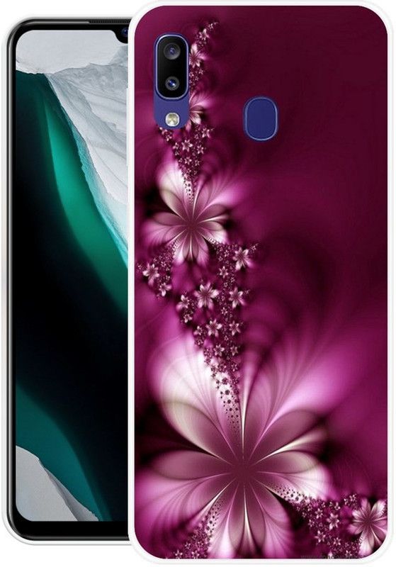 BLUEZAP Back Cover for Samsung Galaxy M10s  (Purple, Grip Case, Silicon, Pack of: 1)