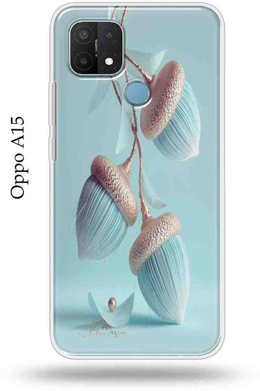 RM Style Back Cover for Oppo A15, Oppo A15s  (Blue, Pink, Anti-radiation, Silicon)