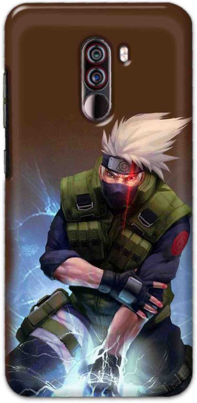 NDCOM Back Cover for POCO F1 Animated Character Printed  (Multicolor, Hard Case, Pack of: 1)