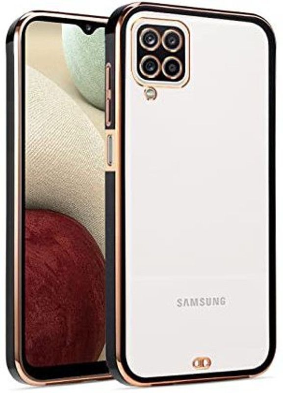WoodForest Back Cover for Samsung Galaxy A12  (Black, Waterproof, Silicon, Pack of: 1)