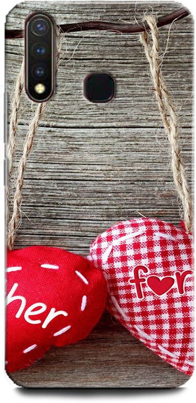Afterglow Back Cover for Vivo U20 love, together, wood, romance, handcreft,forever  (Multicolor, Dual Protection, Pack of: 1)