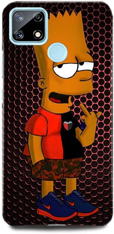 MRBE Back Cover for realme C25s, RMX3197, CARTOON NIKE BOY BACK COVER  (Multicolor, Hard Case, Pack of: 1)