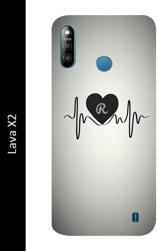 Gabroo Back Cover for Lava X2  (Grey, Black, Grip Case, Silicon, Pack of: 1)