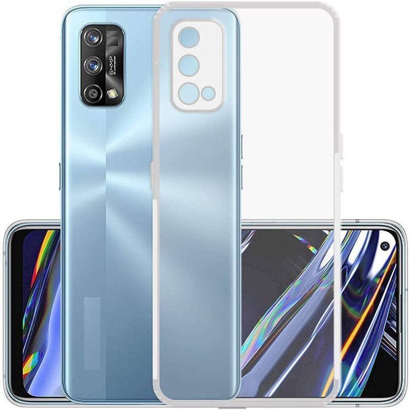 CaseWEB Back Cover for OPPO F19s  (Transparent, Flexible, Silicon, Pack of: 1)