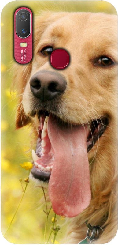 Smutty Back Cover for Vivo Y11, Vivo 1906 - Dog Print  (Multicolor, Hard Case, Pack of: 1)