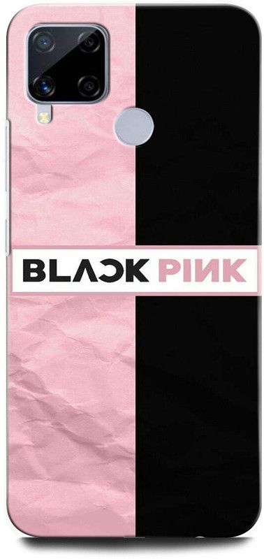 ORBIQE Back Cover for Realme C15 RMX2180 BLACK PINK, SINGER, DANCER, GIRL GROUP, SOUTH KOREA  (Multicolor, Hard Case, Pack of: 1)