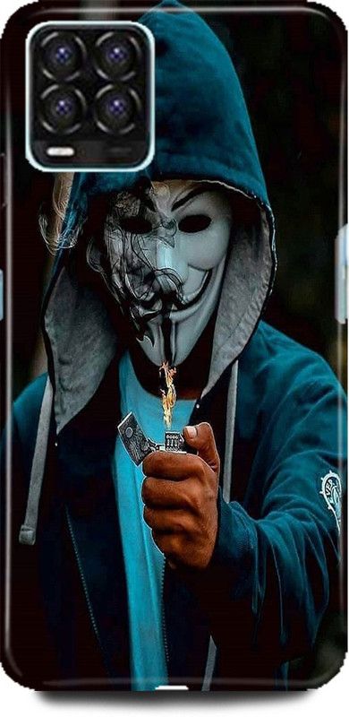 MP ARIES MOBILE COVER Back Cover for realme 8 Pro, Joker Joker Sign Joker symbol Anonymous Anonymous blade Hacker  (Multicolor, Hard Case, Pack of: 1)