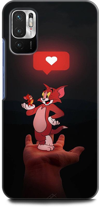 Wall Art Back Cover for REDMI Note 10T 5G TOM AND JERRY, CARTOON NETWORK, CARTOON, JERRY, CUTE  (Multicolor, Dual Protection, Pack of: 1)