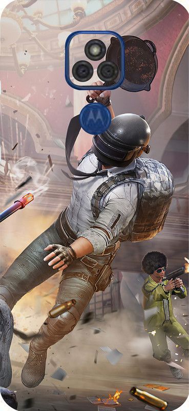 Mclaxa Pubg Hero Mobile Back Skin and wraps, Pubg Hero, MOTO E7 Plnal Emblemus Mobile Skin  (Pubg Hero Super Matte Finish)