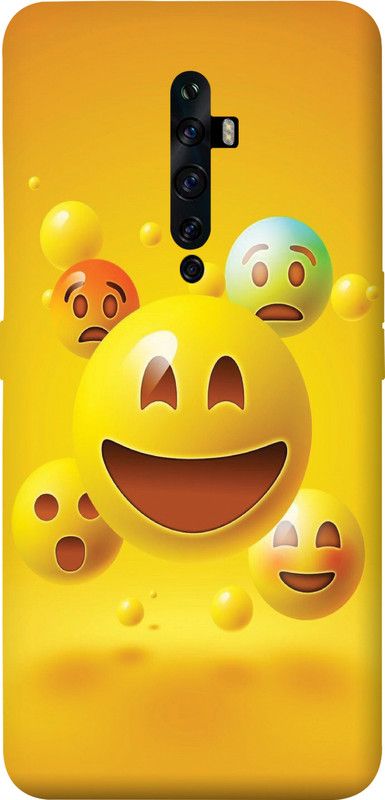 ARTBUG Back Cover for OPPO Reno 2z  (Yellow, 3D Case, Pack of: 1)