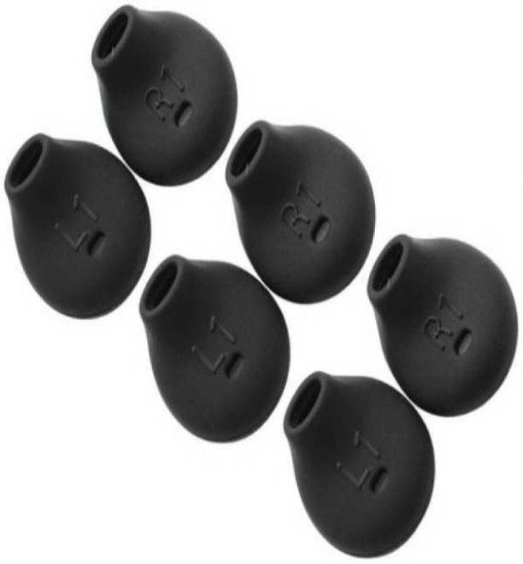 Somapa 6 pcs earbuds for samsung level u earbuds Silicone replacement In The Ear Headphone Cushion  (Pack of 6, Black)