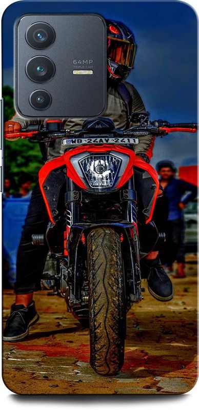 GRAFIQE Back Cover for Vivo V23 5G BIKE, DUKE, DUKEBIKELOVER, SUPERBIKE, RAIDER  (Multicolor, Shock Proof, Pack of: 1)