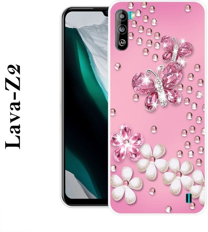 PALWALE BALAJI Back Cover for Lava Z2  (Pink, Silicon)