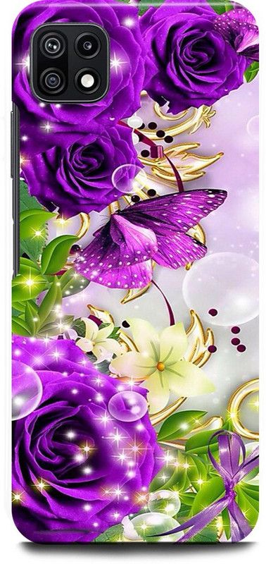 JUGGA Back Cover for SAMSUNG Galaxy F42 5G, ROSE, ROSES, PURPLE, ROSE, WHITE, ROSE  (Multicolor, Hard Case, Pack of: 1)