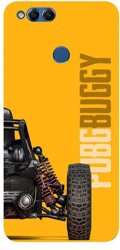 Skyhawk Back Cover for honor 7x Pugb Buggy  (Multicolor, Waterproof, Silicon, Pack of: 1)