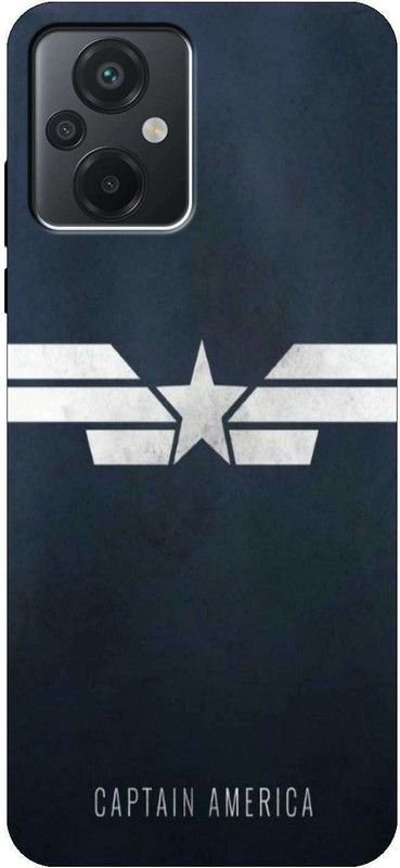 iprinto Back Cover for POCO M5, MZB0CEZIN Captaion America Back Cover  (Multicolor, Hard Case, Pack of: 1)