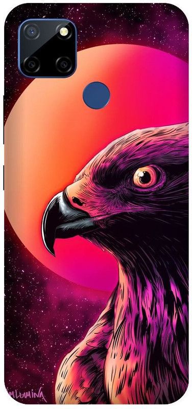 URCHIN Back Cover for Narzo 30A Eagle, Dark, Illuminati, Cool  (Multicolor, Shock Proof, Pack of: 1)