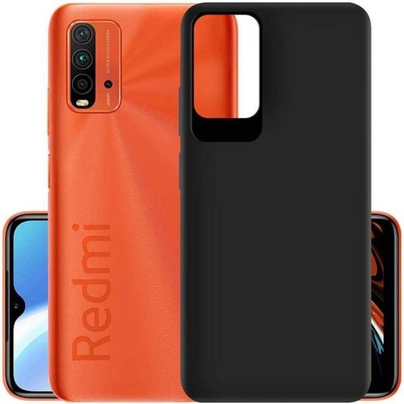 Techforce Back Replacement Cover for Realme 7 2020  (Black, Pack of: 1)