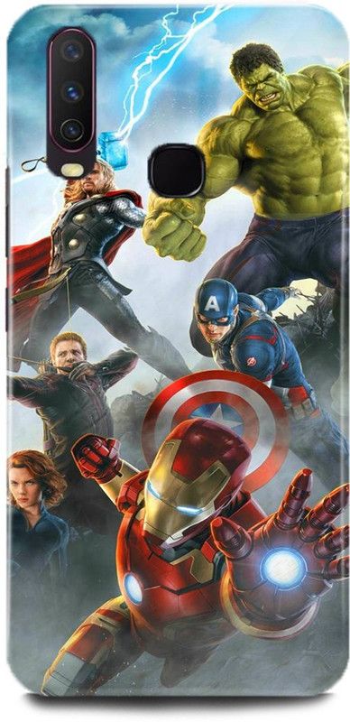 MP ARIES MOBILE COVER Back Cover for Vivo Y12, Vivo 1904,Avenger,Logo,Avengers,Marvels,Superhero,superheroes,avengers,end,game,  (Multicolor, Hard Case, Pack of: 1)