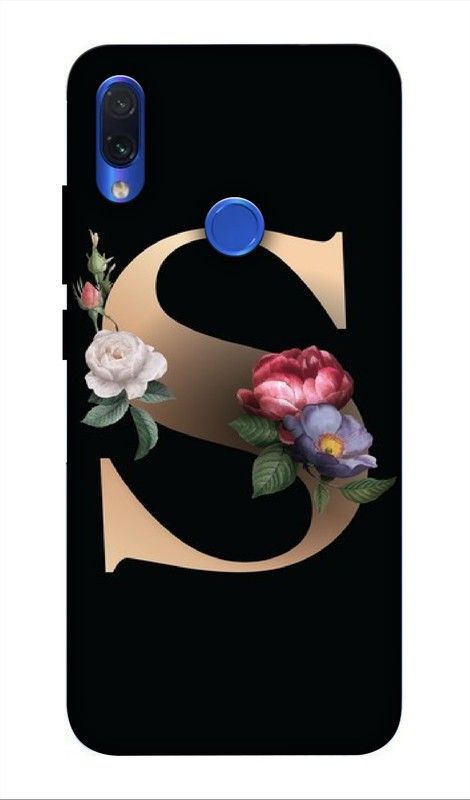 LUCKY MOBI.COM Back Cover for Mi REDMI NOTE 7 ( s name, letter name) PRINTED BACK COVER  (Multicolor, Waterproof)