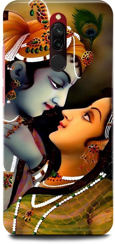 FRONK Back Cover for Redmi 8, M1908C3II, RADHA, KRISHAN, KISHAN, KANHAIYA, JI, RANI  (Multicolor, Hard Case, Pack of: 1)
