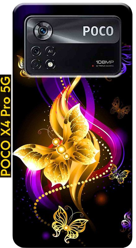 YornoSis Back Cover for Poco X4 Pro 5G 2584  (Multicolor, Shock Proof, Silicon, Pack of: 1)
