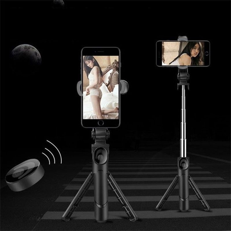 Dekoq Extendable Selfie Stick with Remote Bluetooth for iPhone and All Cell Phone Bluetooth Selfie Stick  (Black, Remote Included)