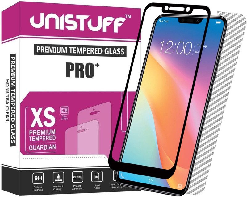 Unistuff Tempered Glass Guard for Vivo Y81  (Pack of 2)