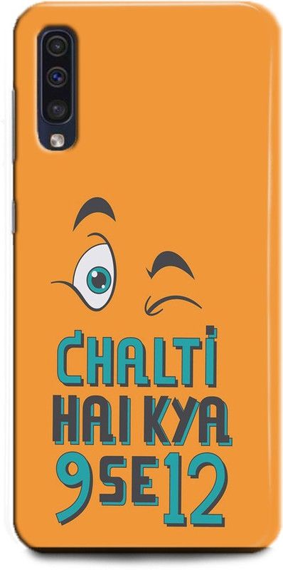 INDICRAFT Back Cover for Samsung Galaxy A50s, quotes, Printed  (Multicolor, Shock Proof, Pack of: 1)