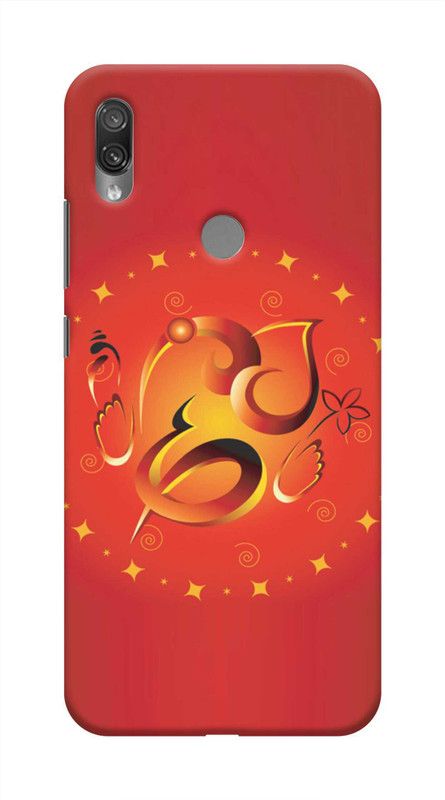 NICPIC Back Cover for Redmi Note 7  (Black, 3D Case)