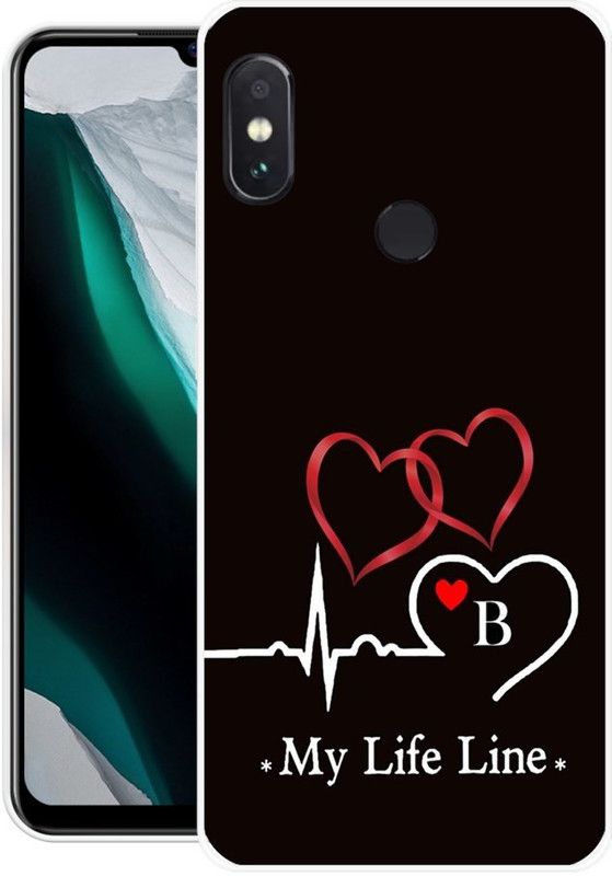 SHIVKUDI Back Cover for Mi Redmi Note 6 Pro  (Black, Silicon)