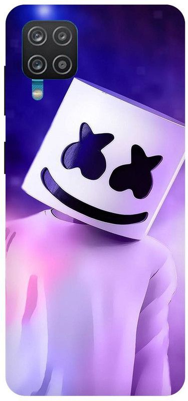 THE NARAYANA COLLECTIONS Back Cover for SAMSUNG GALAXY F32-MARSHMELLO,MASK,JOKER,MASK,SMILE  (Multicolor, Hard Case, Pack of: 1)