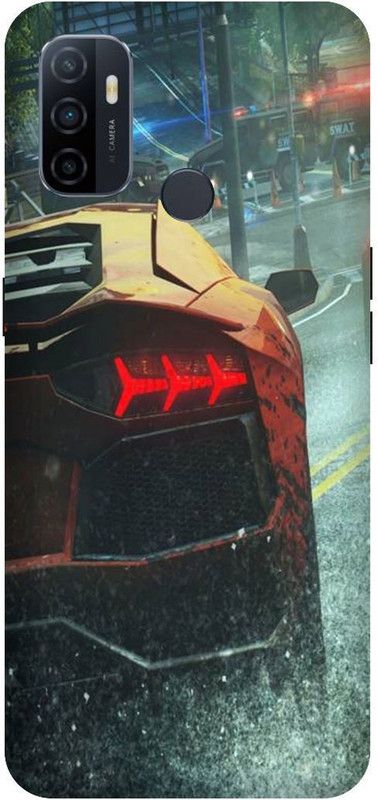 UMPRINT Back Cover for Oppo A33/Oppo CPH2137 Car Sports Car Printed Back Cover  (Multicolor, Hard Case, Pack of: 1)