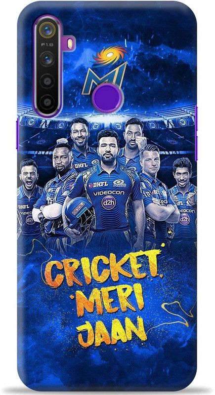 Loffar Back Cover for Realme 5i  (Blue, Shock Proof, Pack of: 1)
