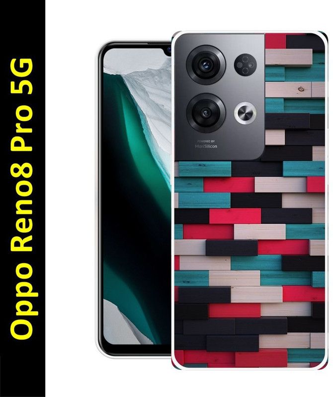 Krtagy Back Cover for Oppo Reno8 Pro 5G  (Multicolor, Silicon, Pack of: 1)