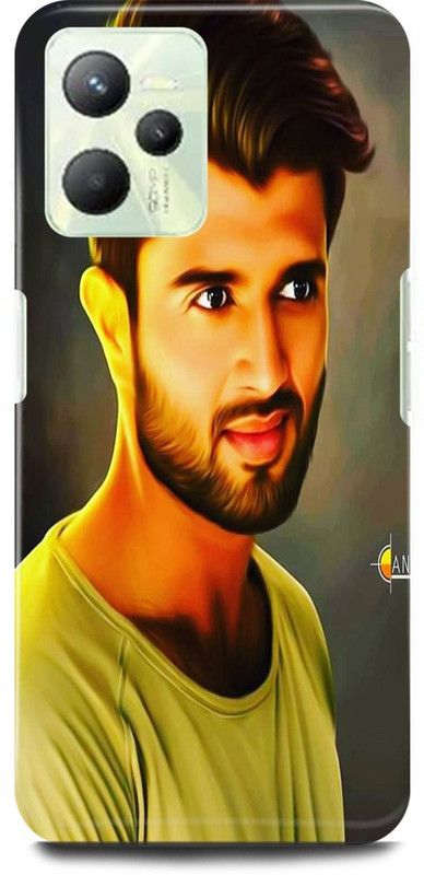 play fast Back Cover for Realme C35, RMX3511 VIJAY, DEVKUNDA, SOUTH, YOUNG, STAR  (Yellow, Hard Case, Pack of: 1)