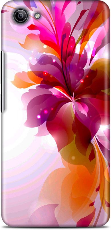 Sankee Back Cover for VIVO 1812  (Pink, Hard Case)