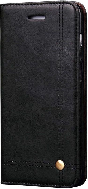 Shock Proof Flip Cover for OnePlus 6 / OnePlus 6 / 1+6  (Black, Magnetic Case, Pack of: 1)