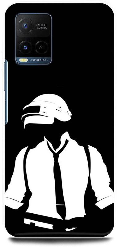 play fast Back Cover for Vivo Y21E PUBG, GAME, LOVER  (Black, Hard Case, Pack of: 1)