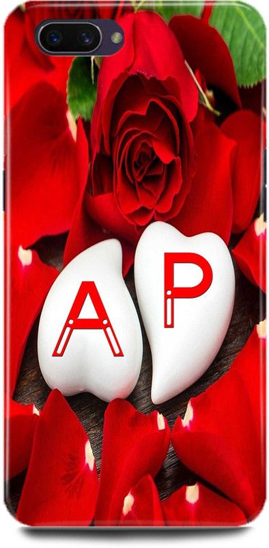 MP ARIES MOBILE COVER Back Cover for Realme C1, RMX1811,A Loves P Name,A Name, P Letter, Alphabet,A Love P NAME  (Multicolor, Hard Case, Pack of: 1)
